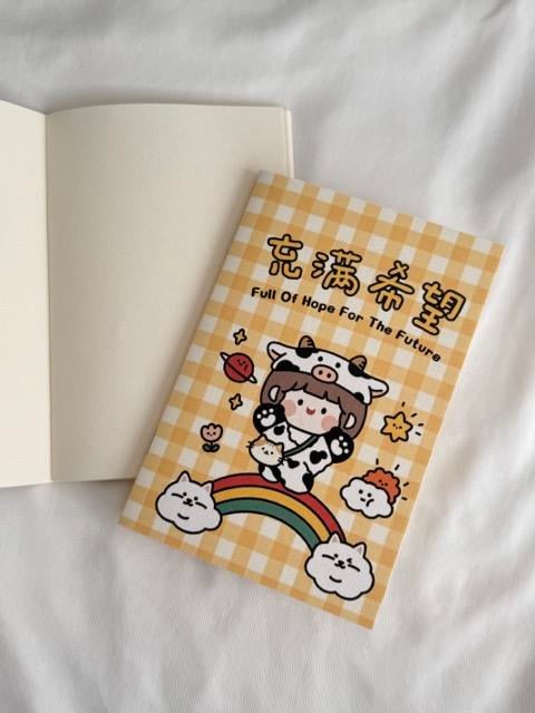 Cow Girl Mini Çizgisiz Defter
