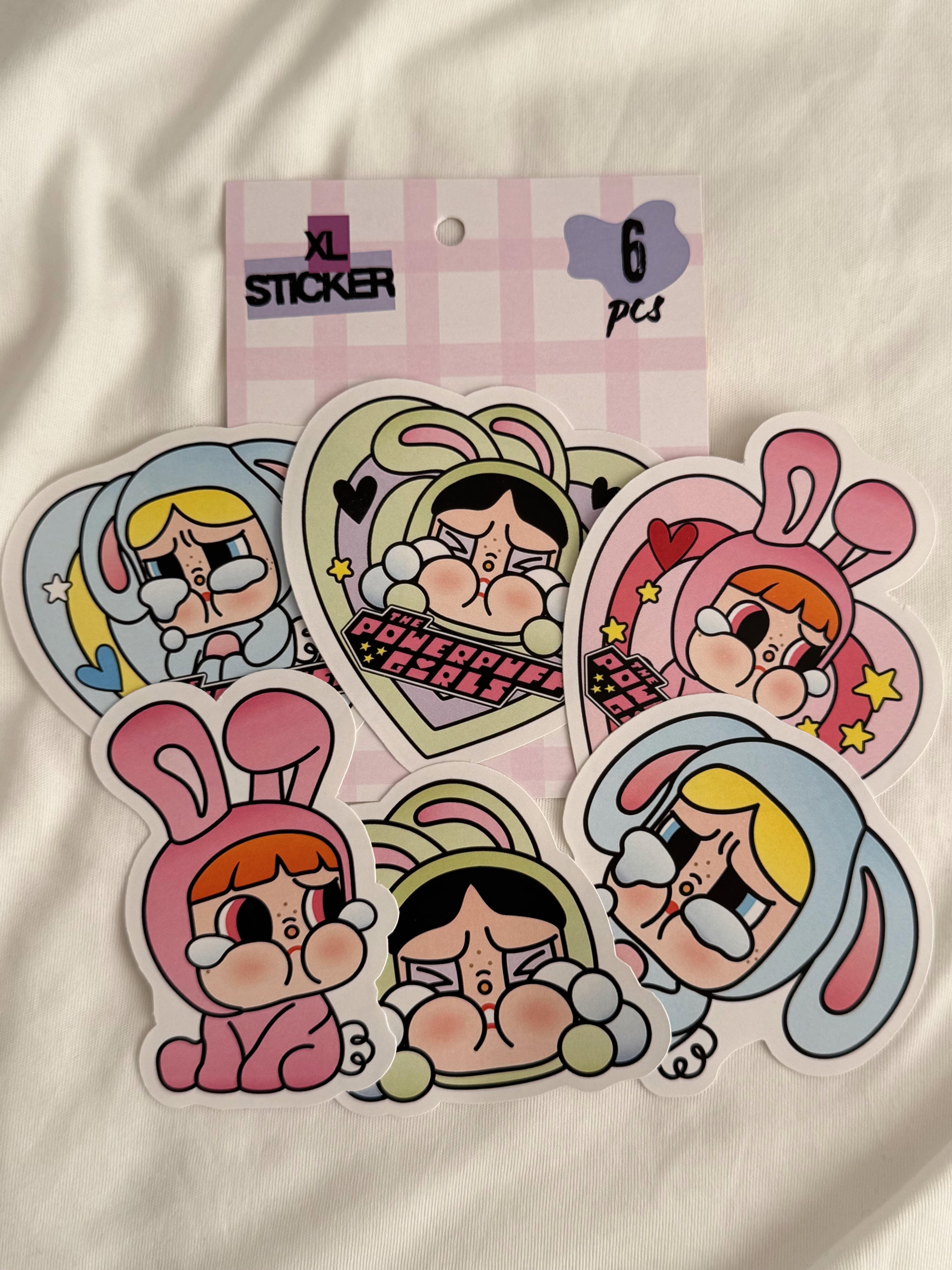 Crybaby 6 Parça XL Sticker
