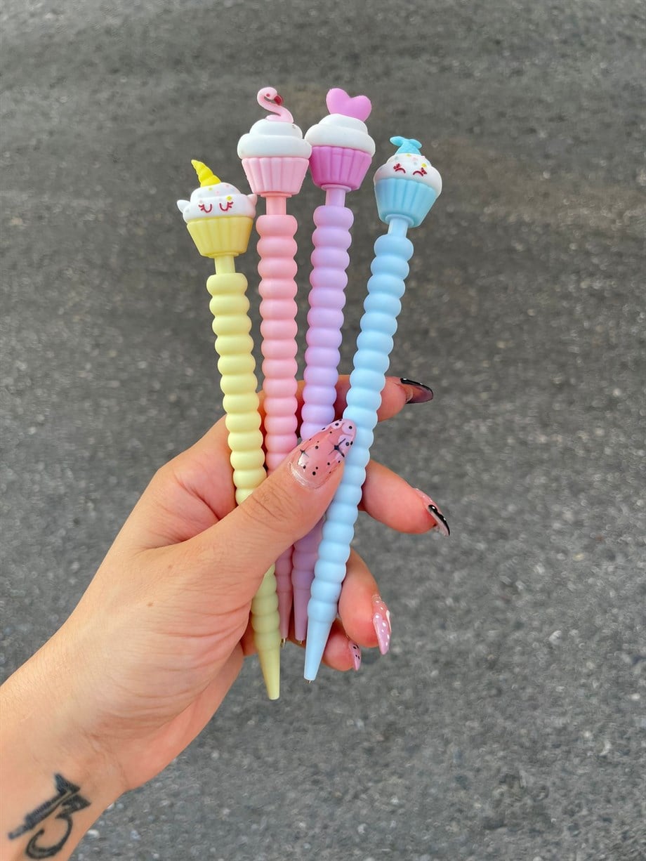 Cup Cake Başlıklı 0.7 Versatil Kalem