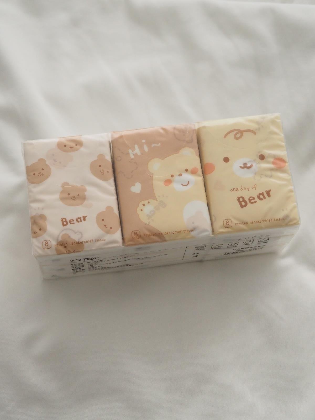 Cute Bear Desenli Peçete 9lu Paket