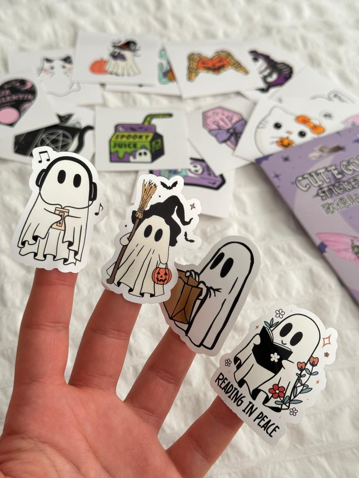 Cute Goth 2 Kutulu Sticker Seti