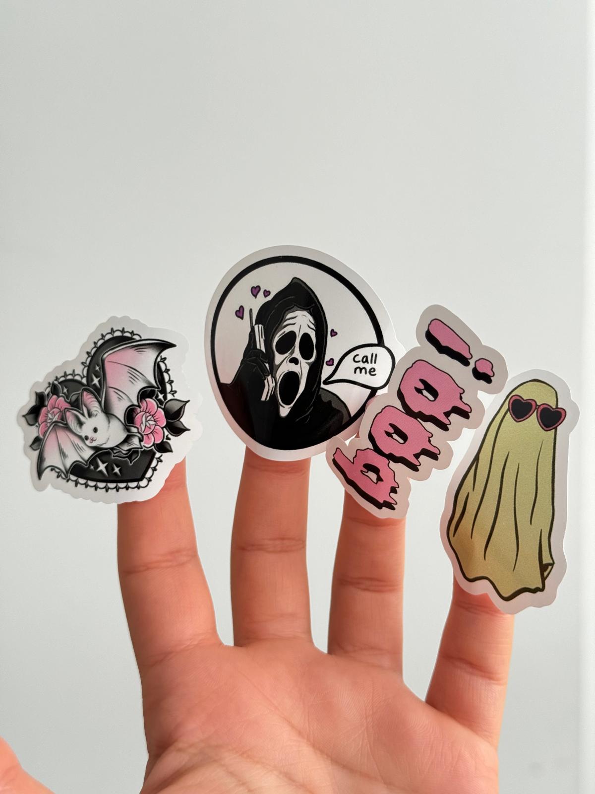 Cute Goth Kutulu Sticker Seti