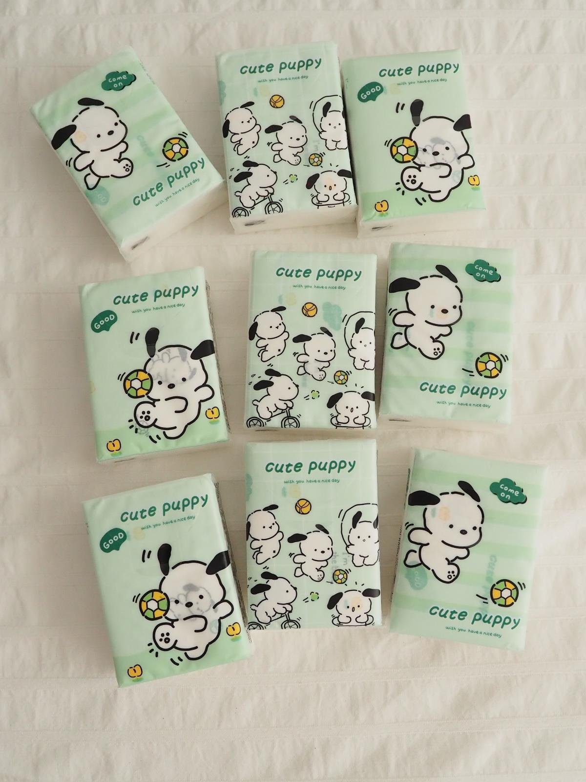 Cute Puppy Desenli Peçete 9lu Paket