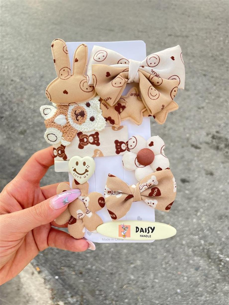 Daisy Kahverengi Toka Seti