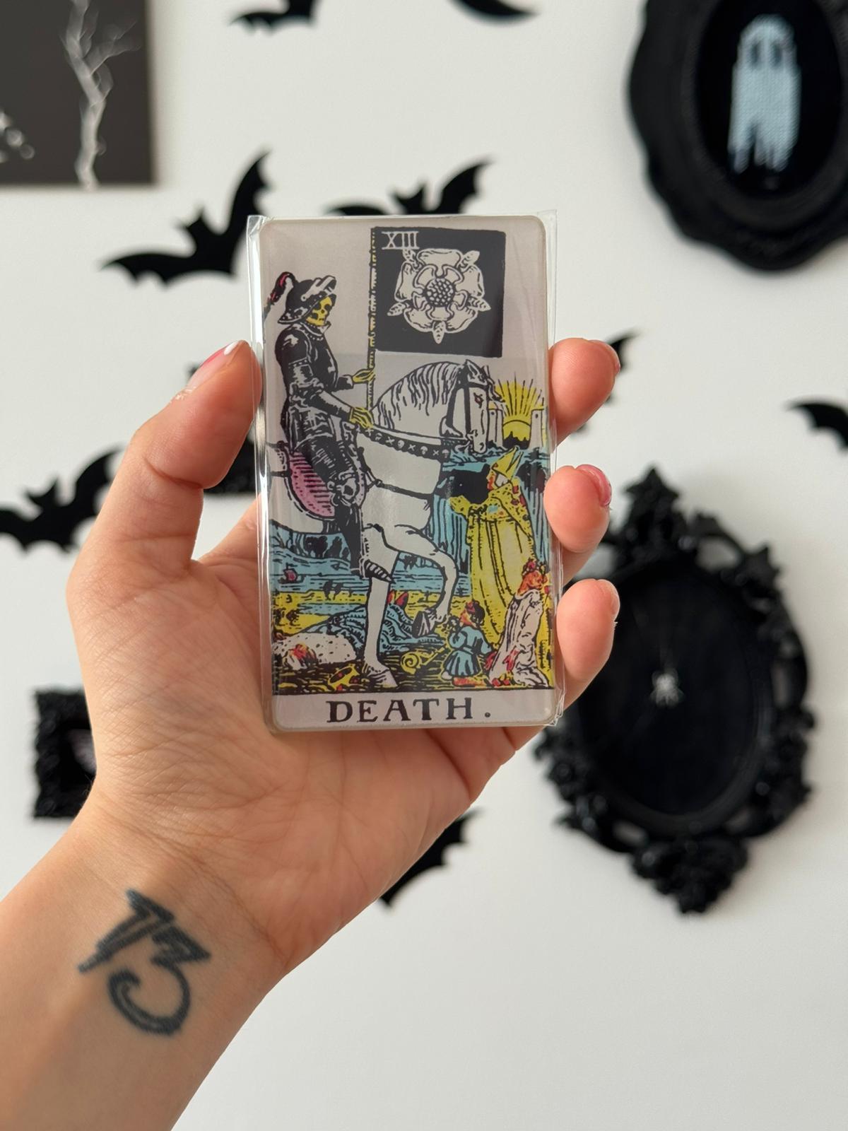 Death Tarot Kartı Akrilik Magnet