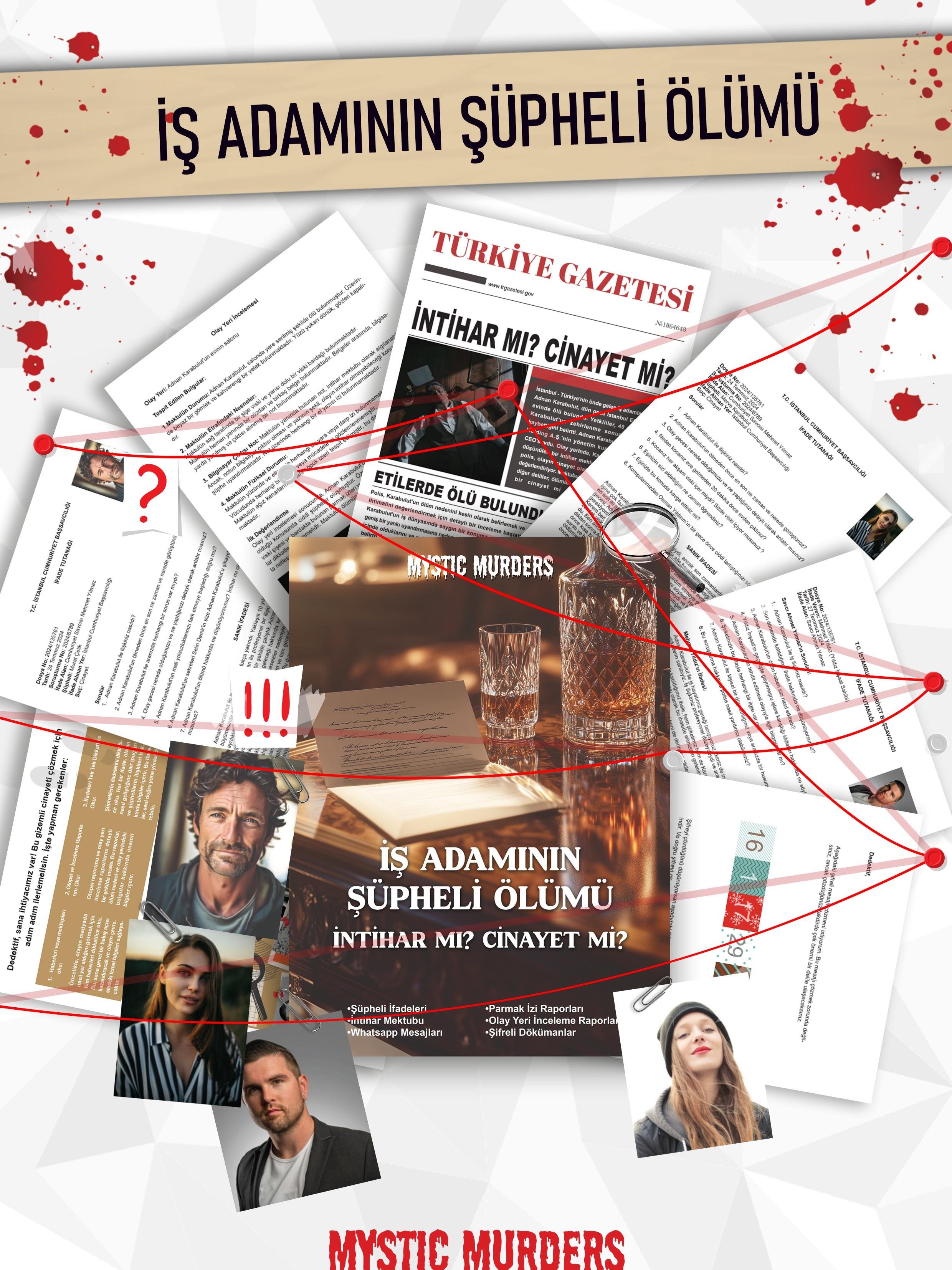 Dedektiflik Cinayet Çözme Oyunu - İş Adamının Şüpheli Ölümü