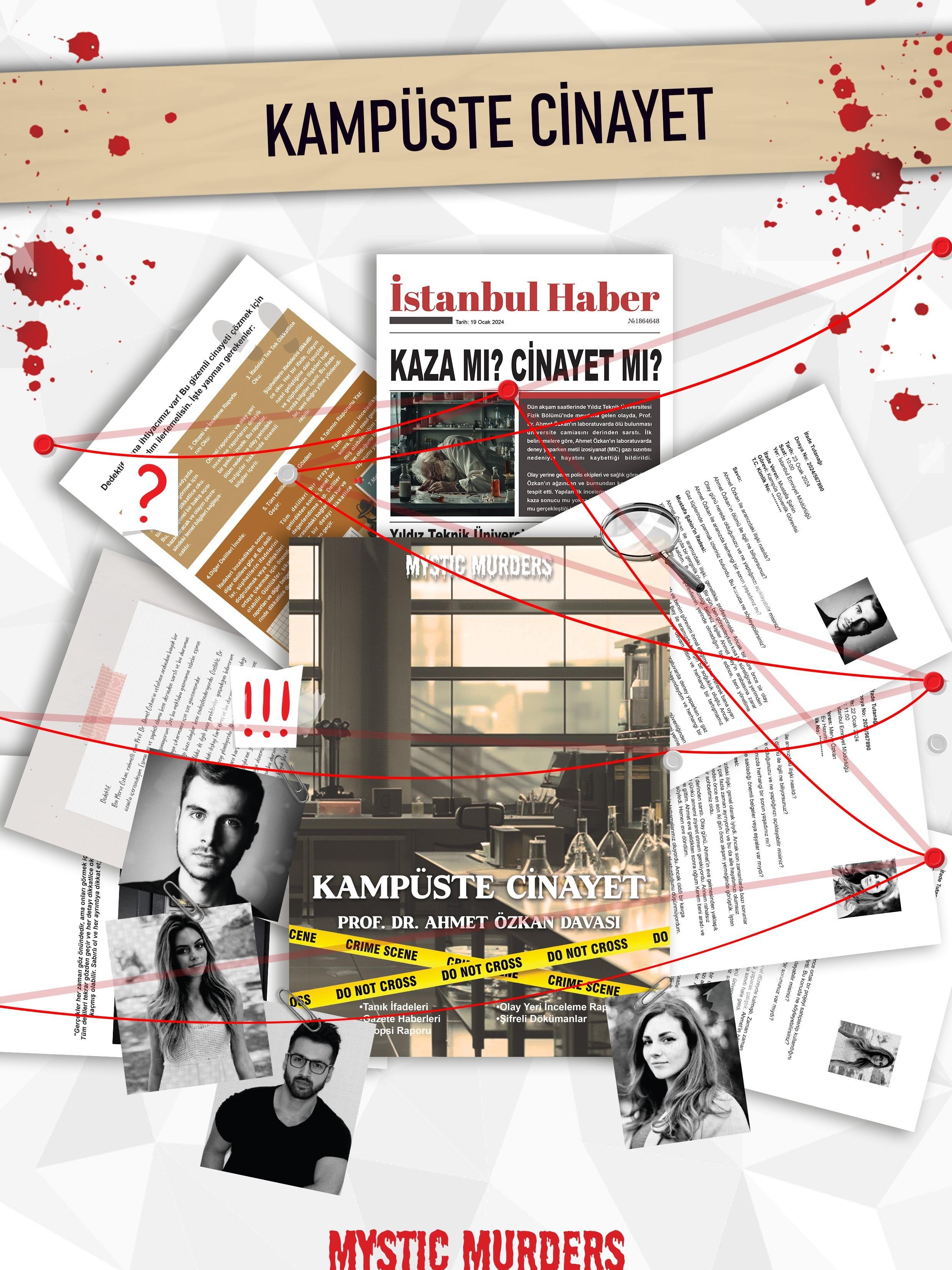 Dedektiflik Cinayet Çözme Oyunu - Kampüste Cinayet