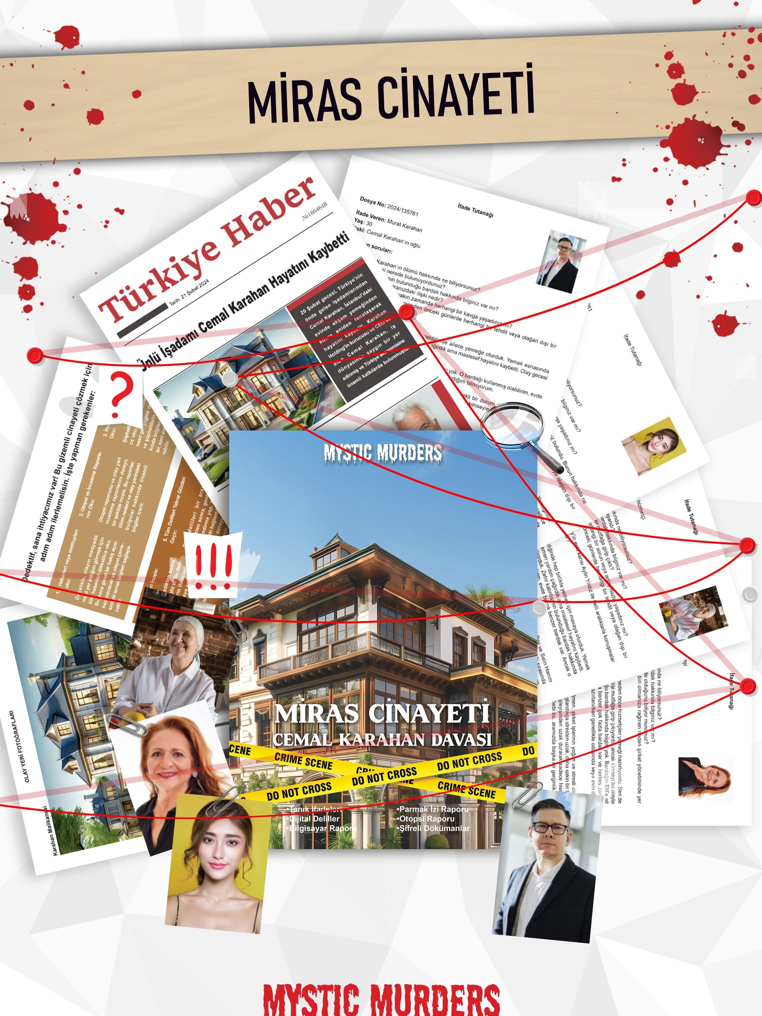 Dedektiflik Cinayet Çözme Oyunu - Miras Cinayeti
