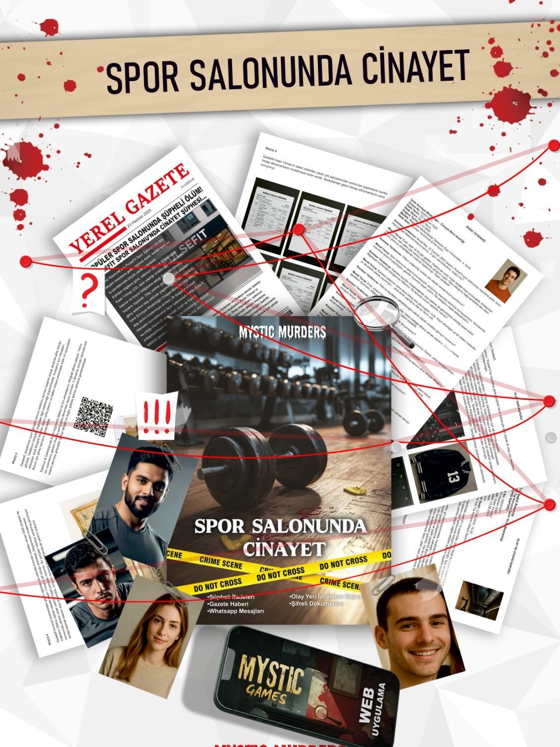Dedektiflik Cinayet Çözme Oyunu-Spor Salonunda Cinayet