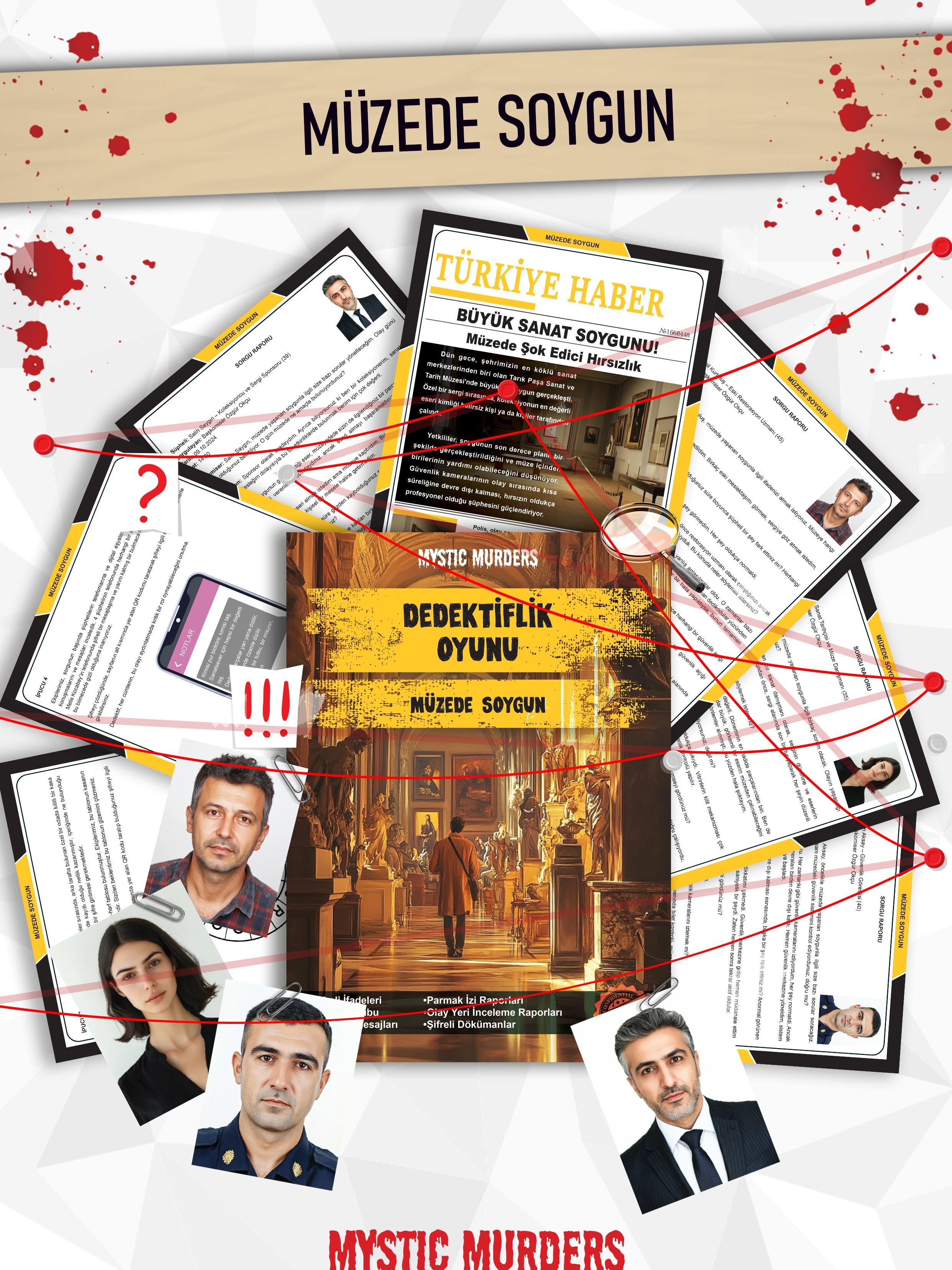 Dedektiflik Dava Çözme Oyunu - Müzede Soygun
