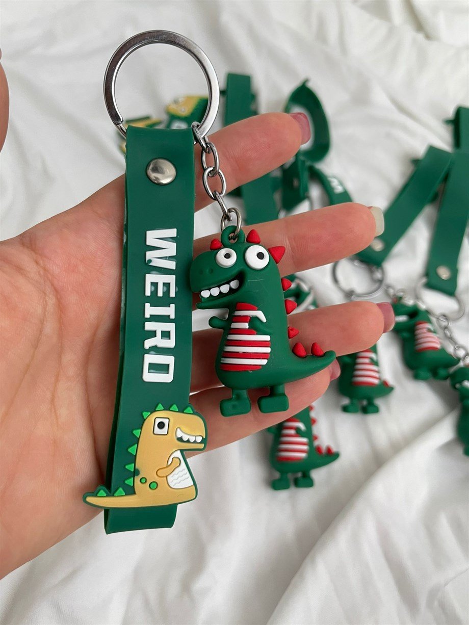 Dinozor Silikon Anahtarlık