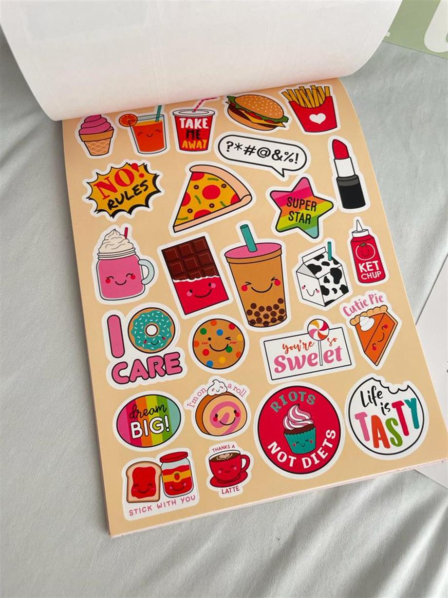 DIY Sticker Book Sticker Kitabı