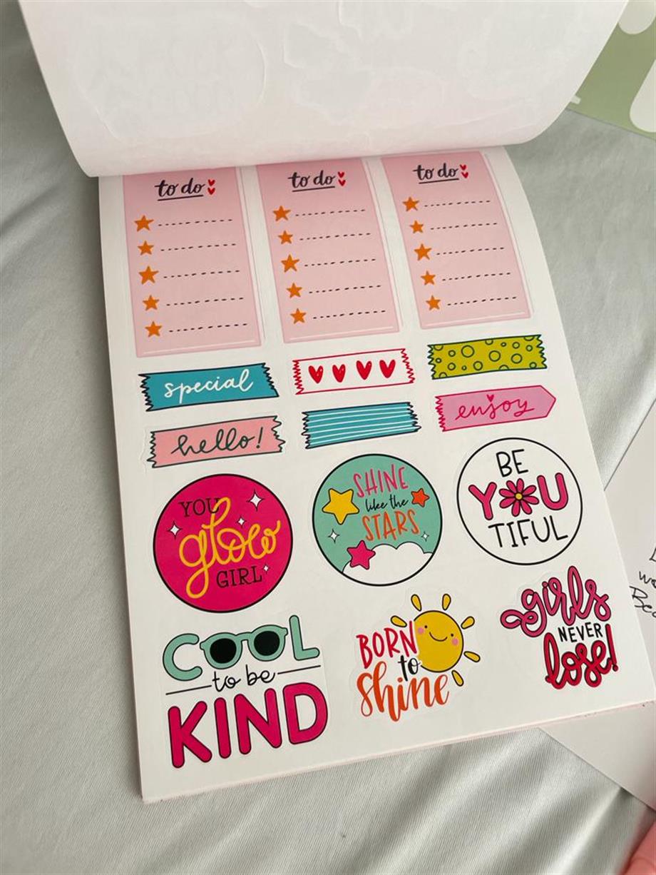 DIY Sticker Book Sticker Kitabı