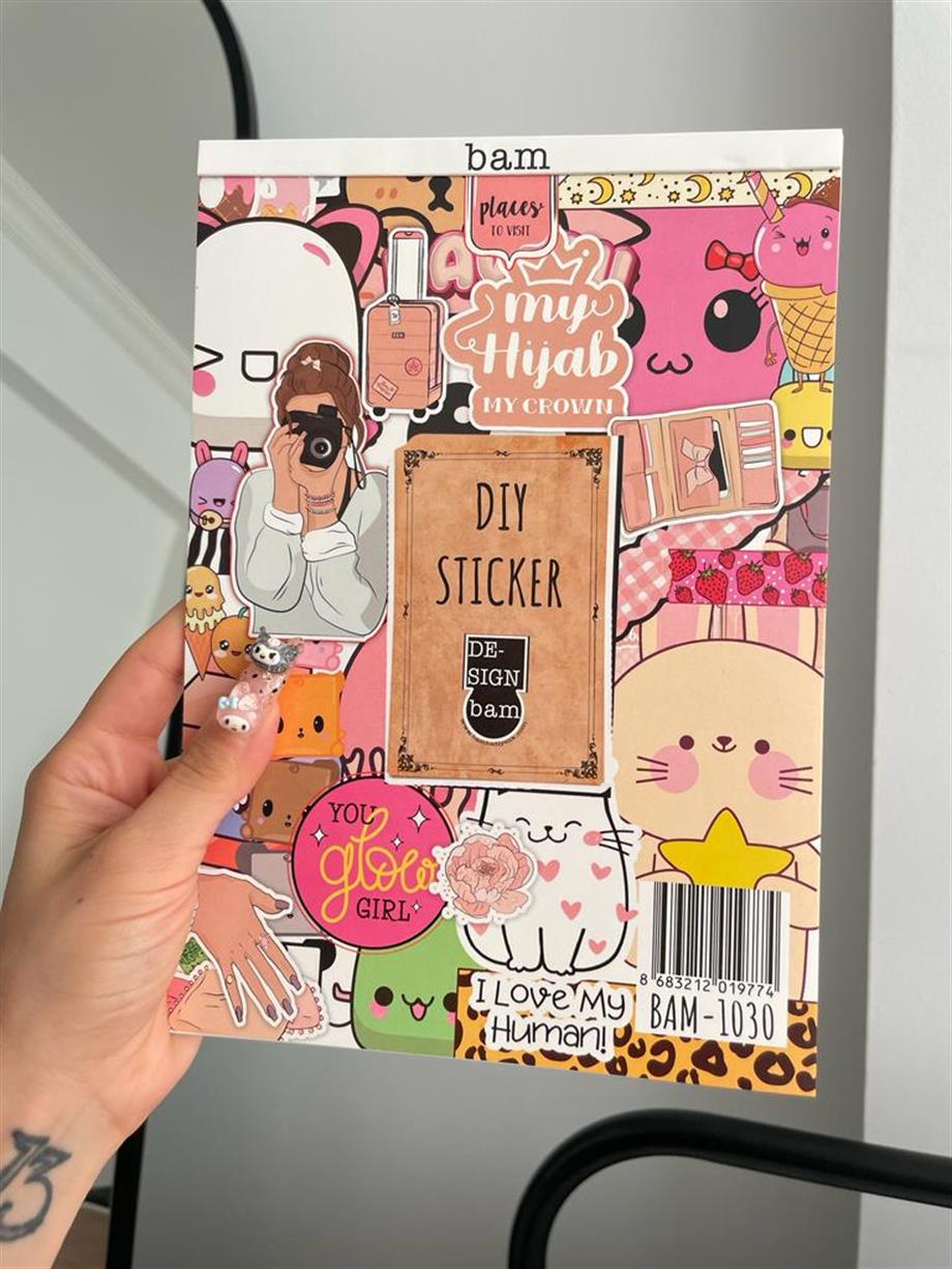 DIY Sticker Book Sticker Kitabı