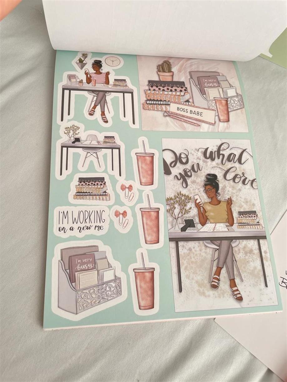 DIY Sticker Book Sticker Kitabı