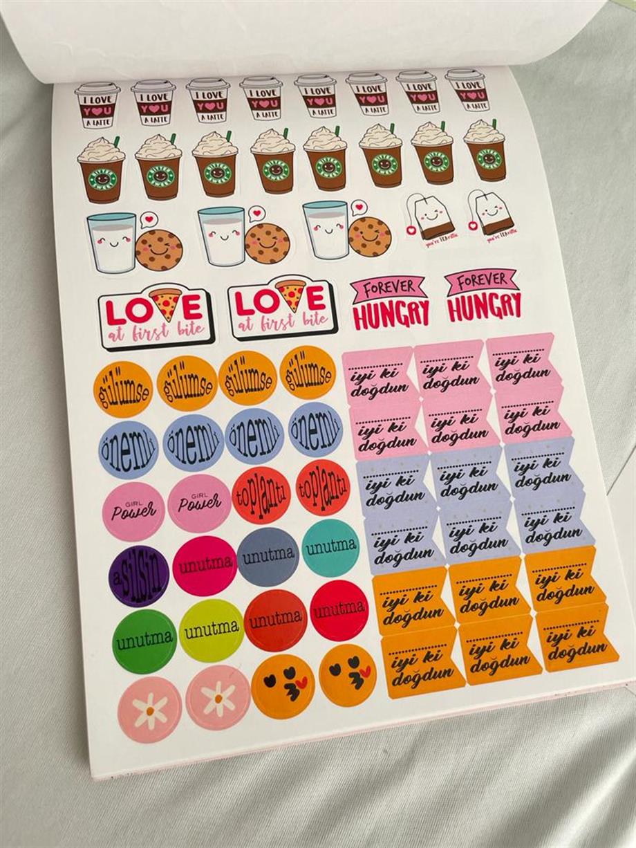 DIY Sticker Book Sticker Kitabı