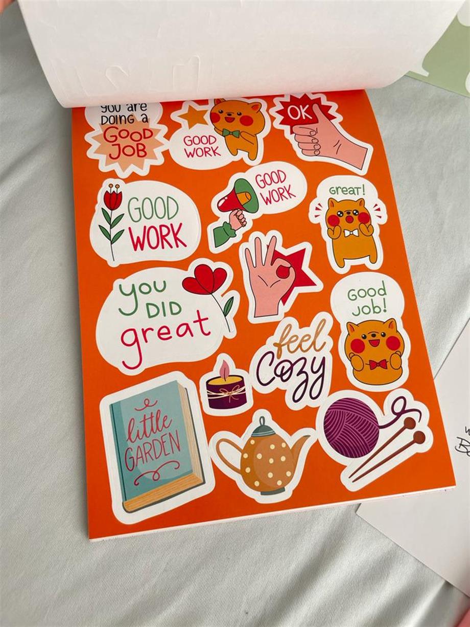 DIY Sticker Book Sticker Kitabı