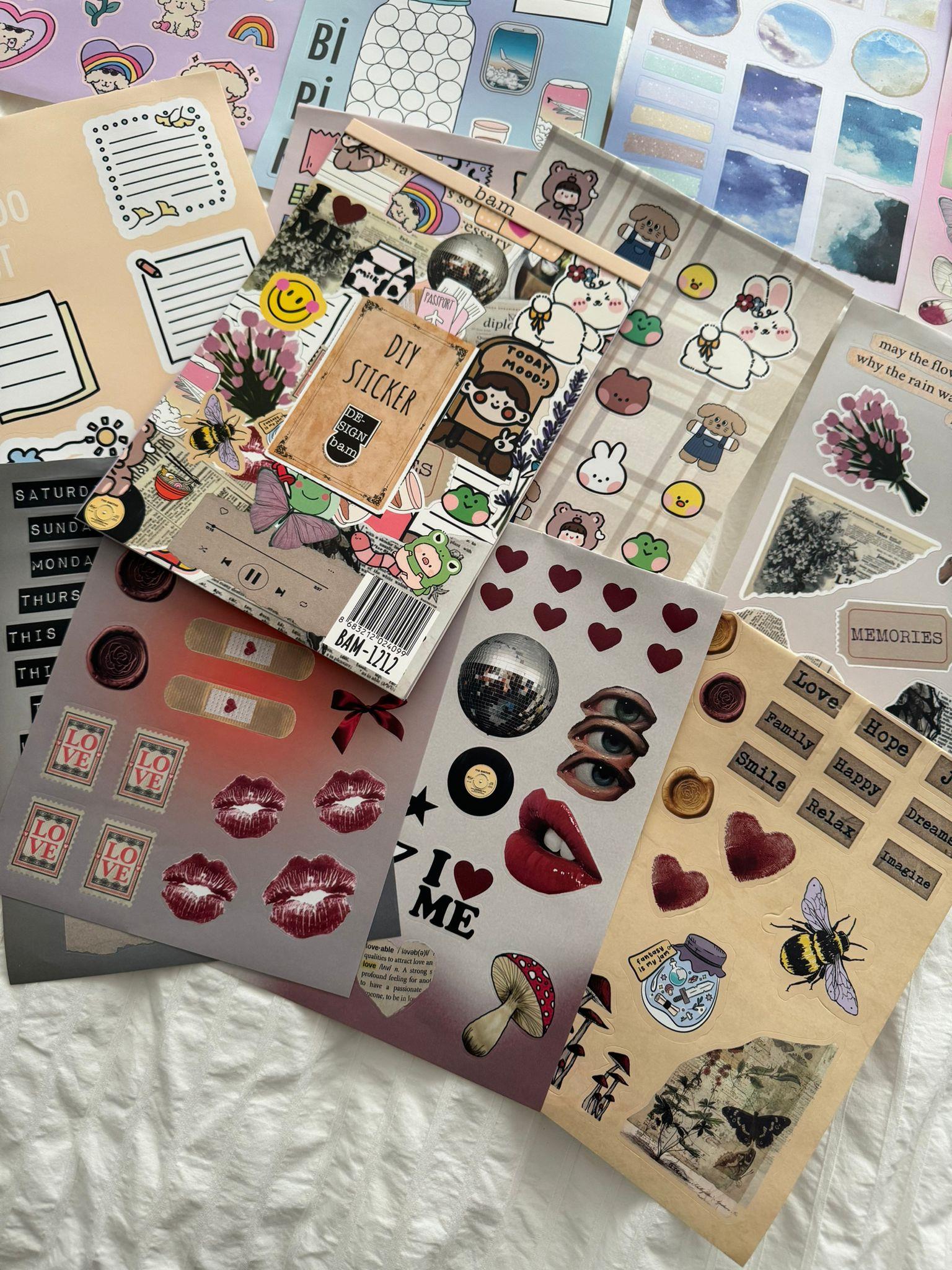 DIY Sticker Book Sticker Kitabı Special Edition