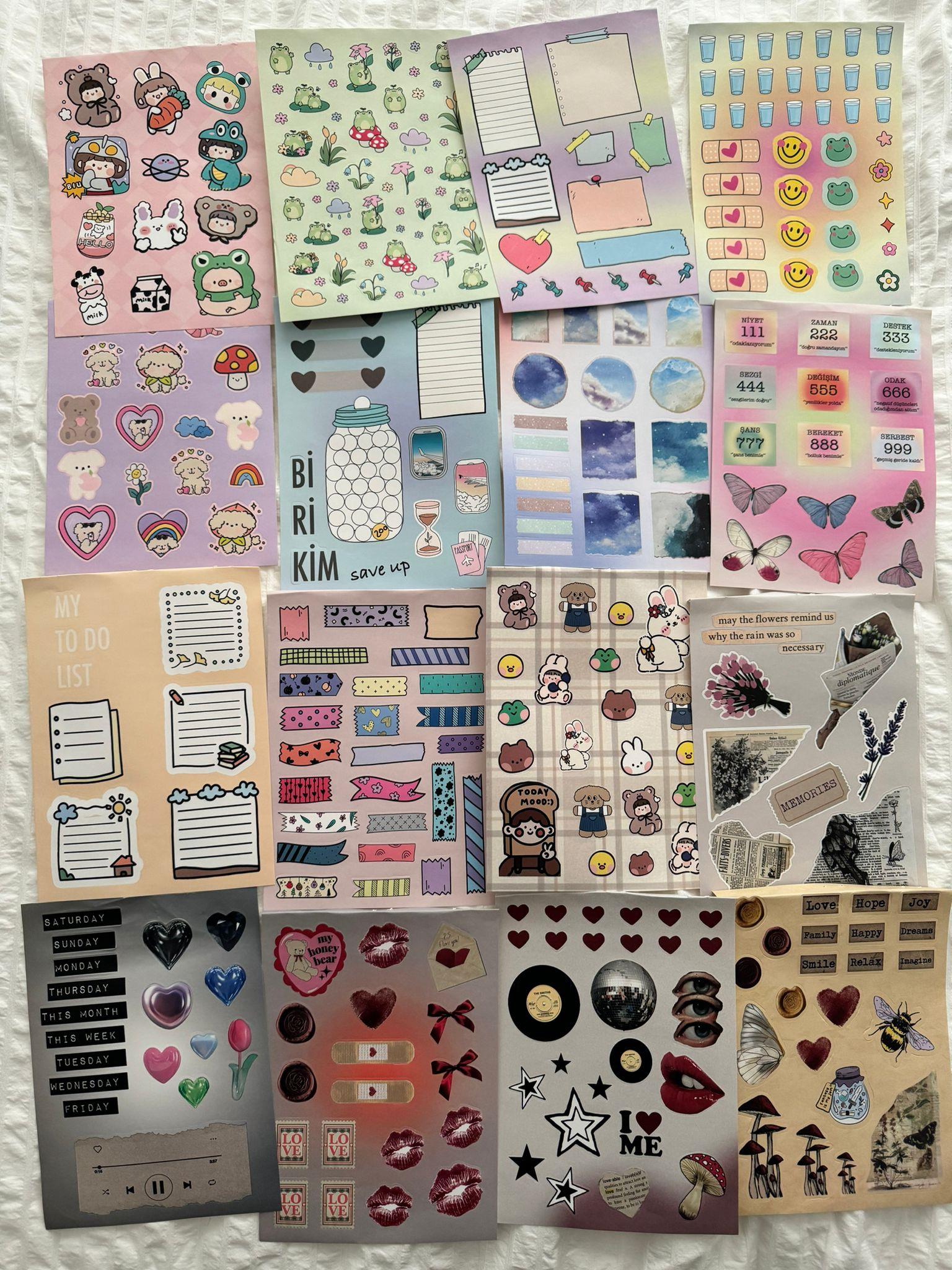 DIY Sticker Book Sticker Kitabı Special Edition