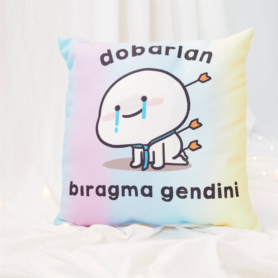 Dobarlan Bıragma Gendini Kare Yastık