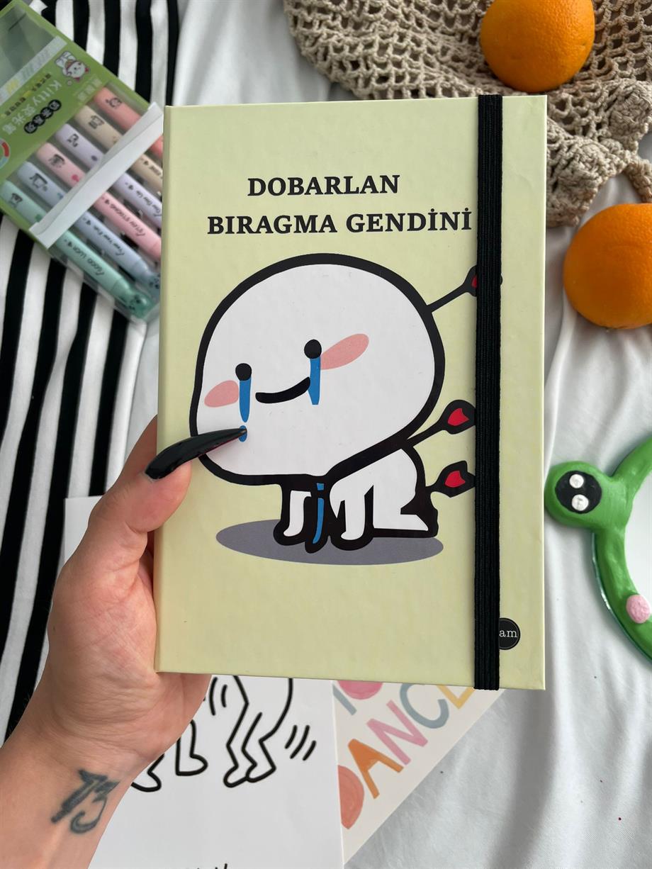 Dobarlan Bıragma Gendini Lastikli Sert Kapak Defter
