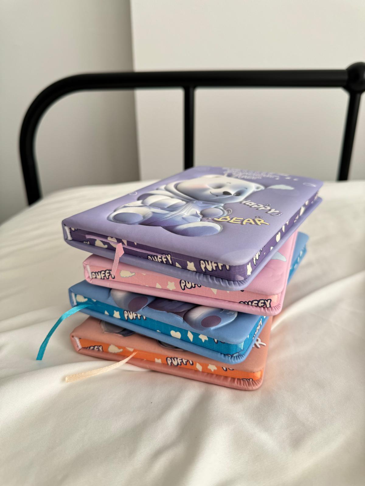 Dreamer Bear Kabartmalı Buffy Defter