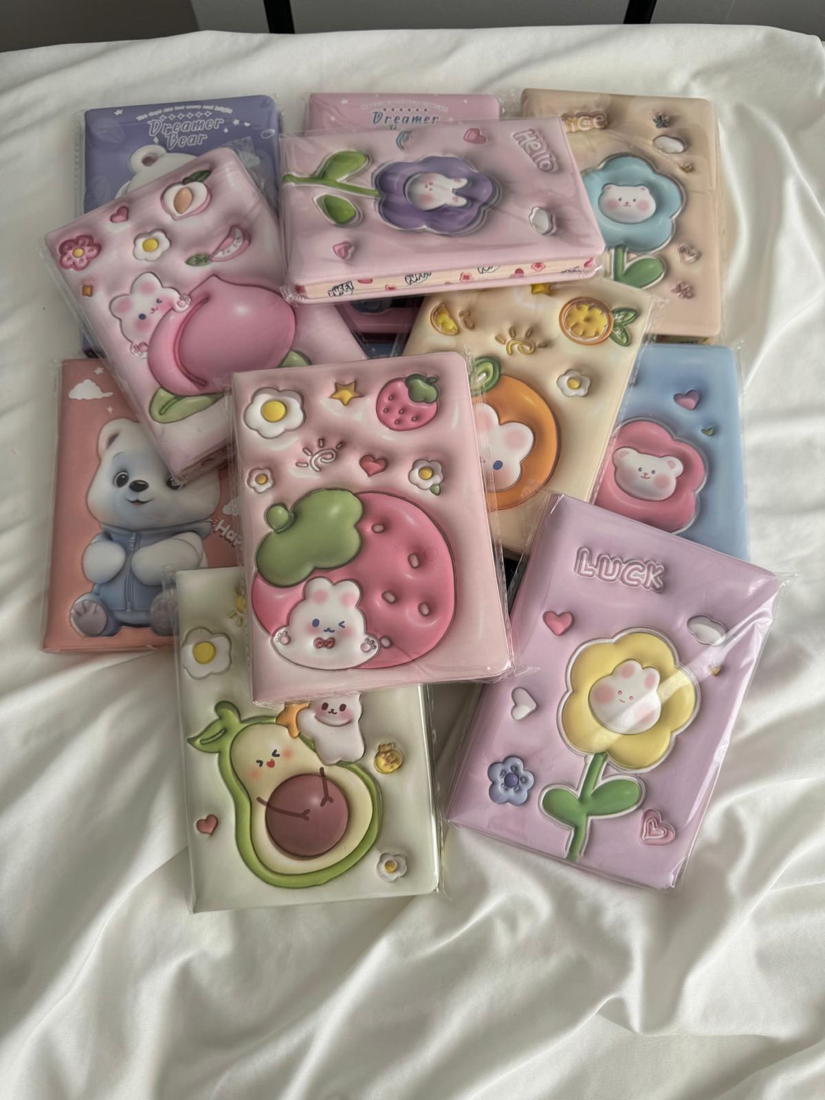 Dreamer Bear Kabartmalı Buffy Defter