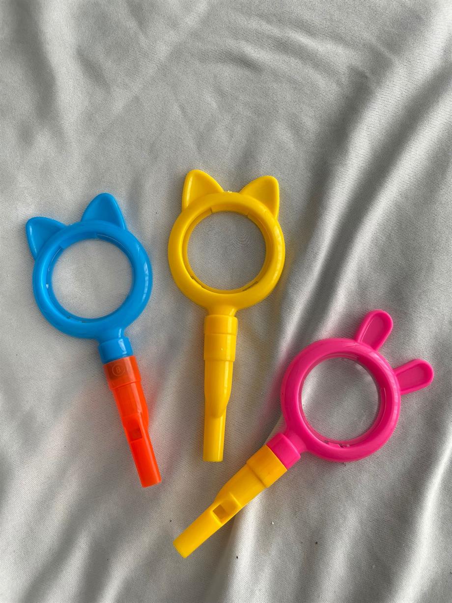 Düdüklü Kedi Büyüteç 3'lü Set