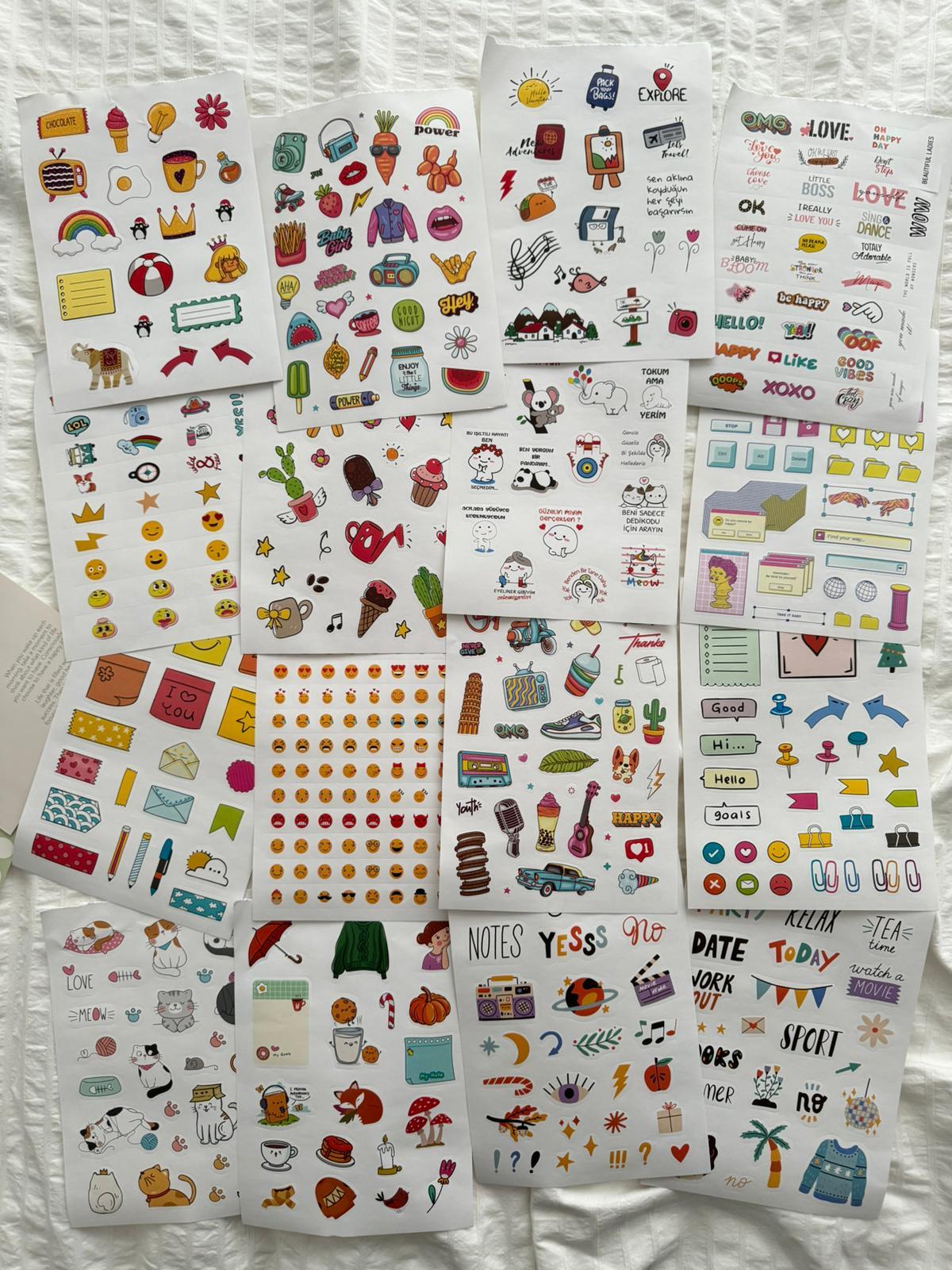 Duygulu Sticker Defteri