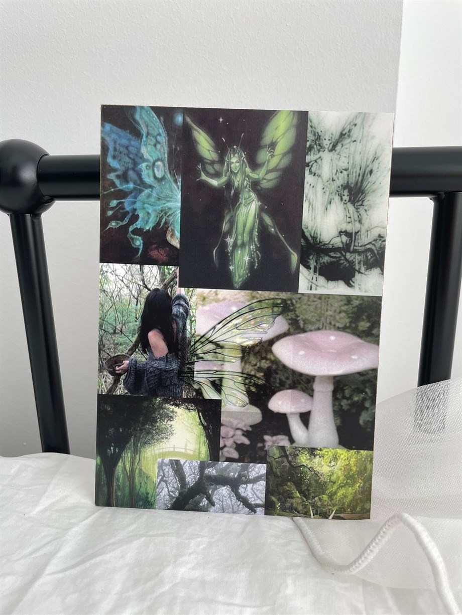Fairycore Mini Ahşap Poster