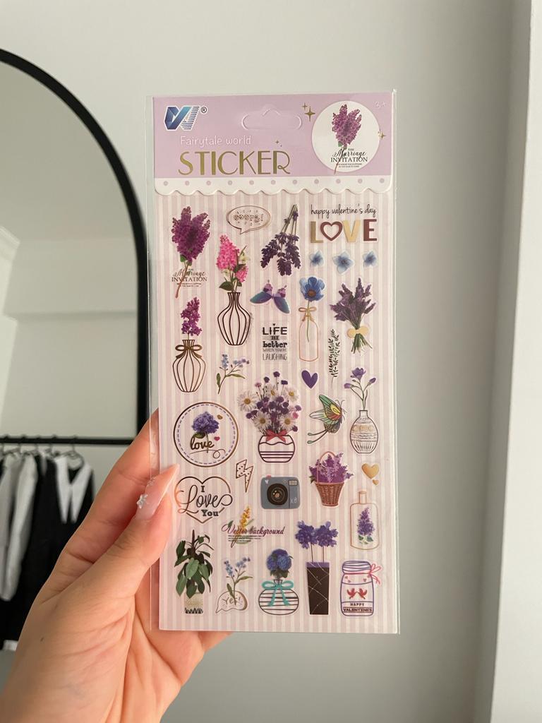 Fairytale World Şeffaf Sticker