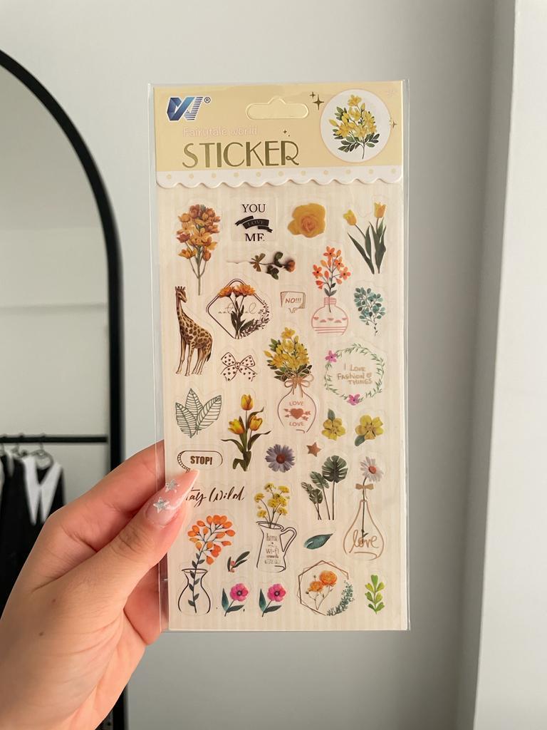 Fairytale World Şeffaf Sticker