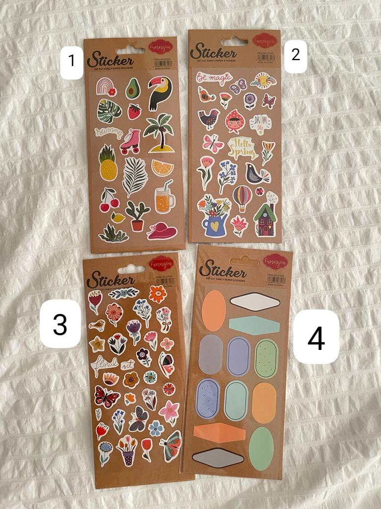 Fancy Özel Kesim Sticker Set