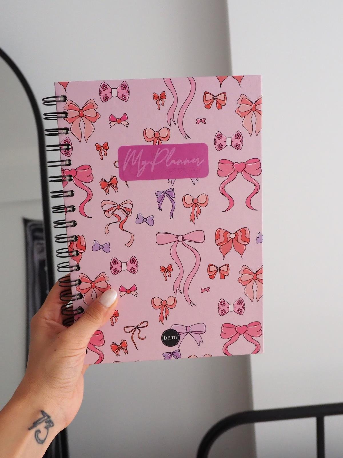 Fiyonk Tasarımlı Spiralli Defter