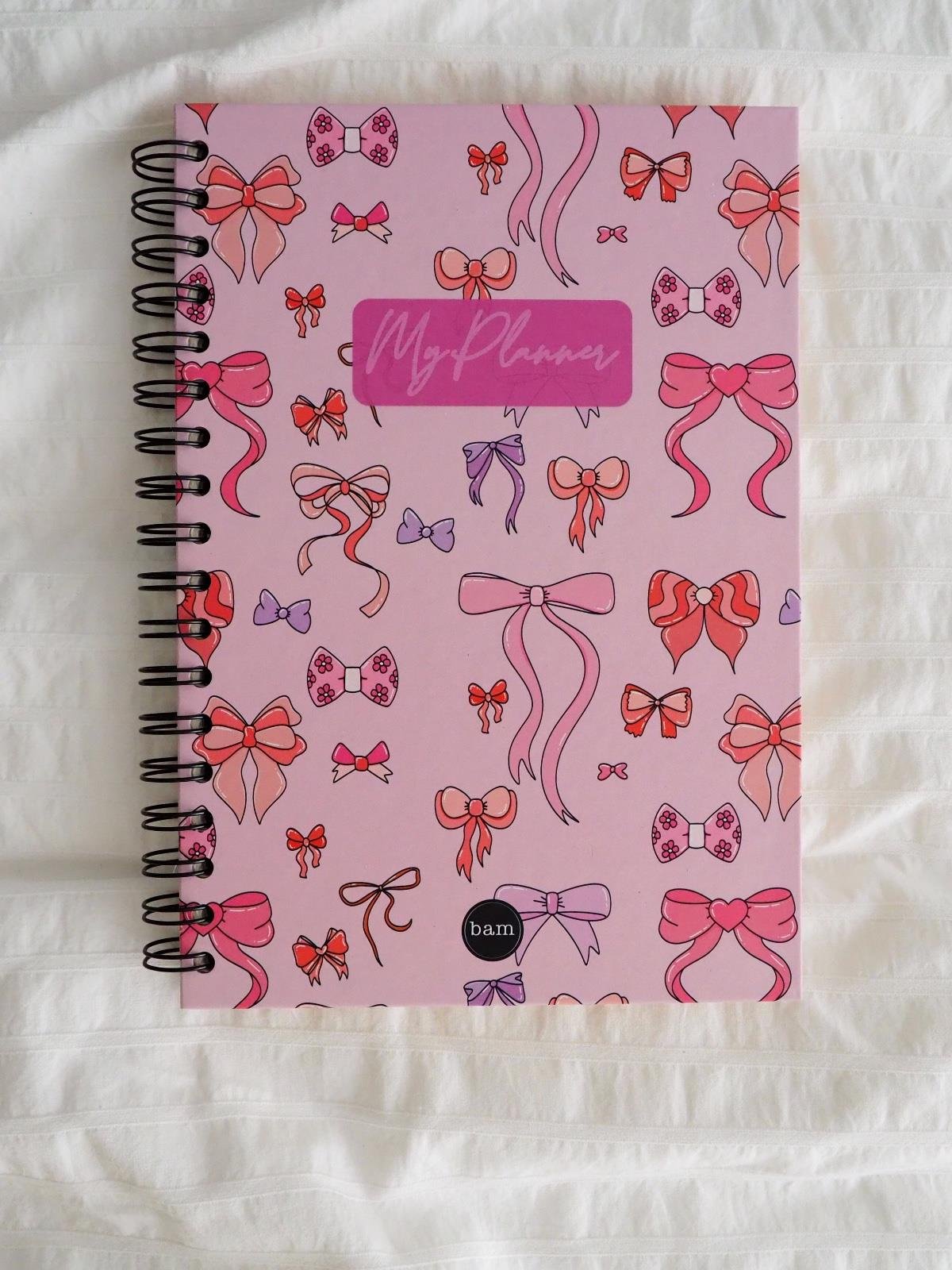 Fiyonk Tasarımlı Spiralli Defter