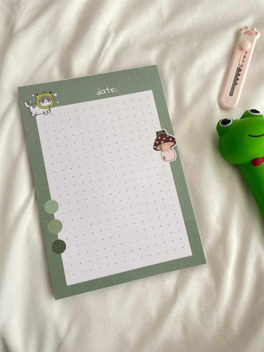 Frog Cat A5 Note Pad