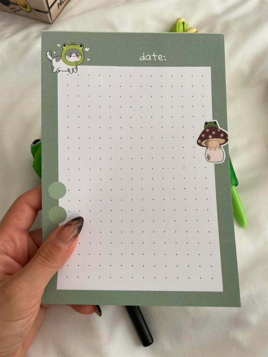 Frog Cat A5 Note Pad