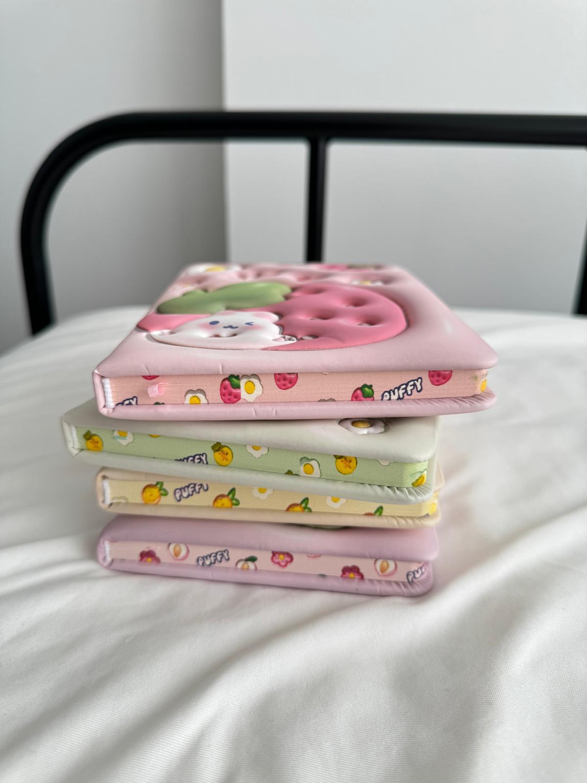 Fruit Kabartmalı Buffy Defter