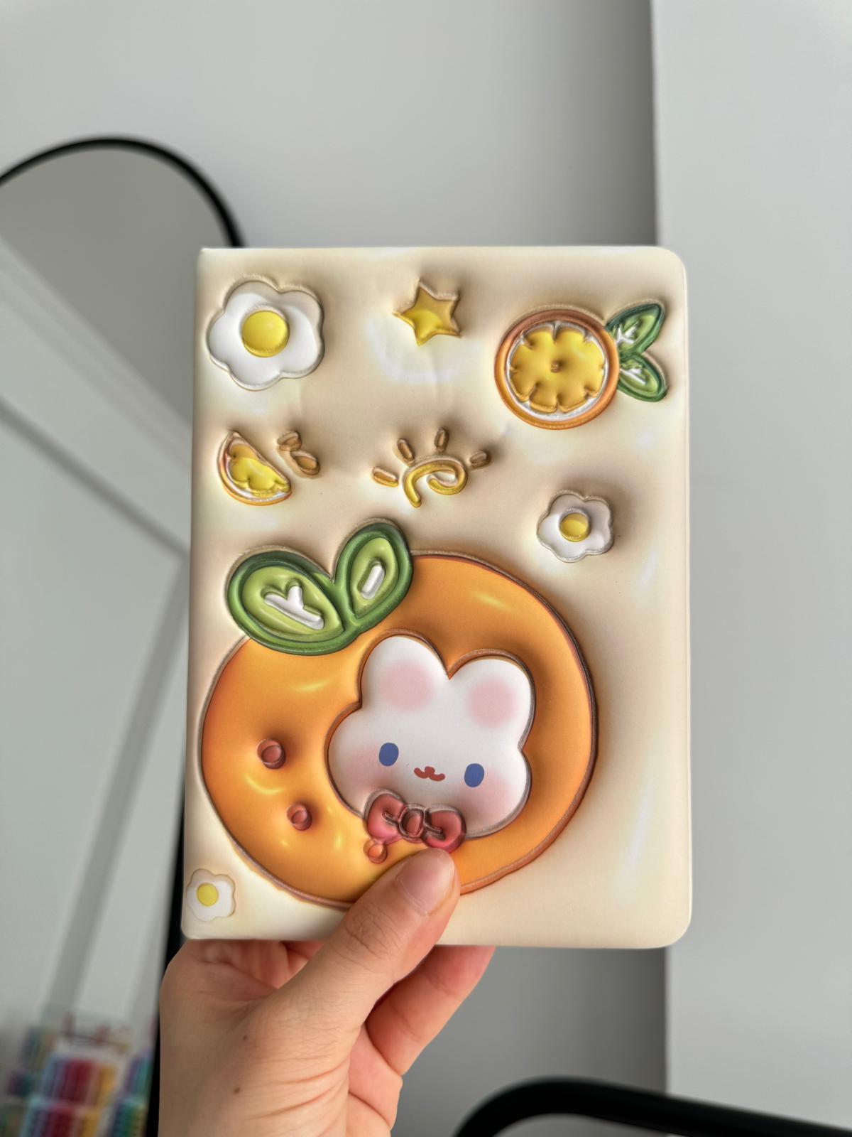 Fruit Kabartmalı Buffy Defter