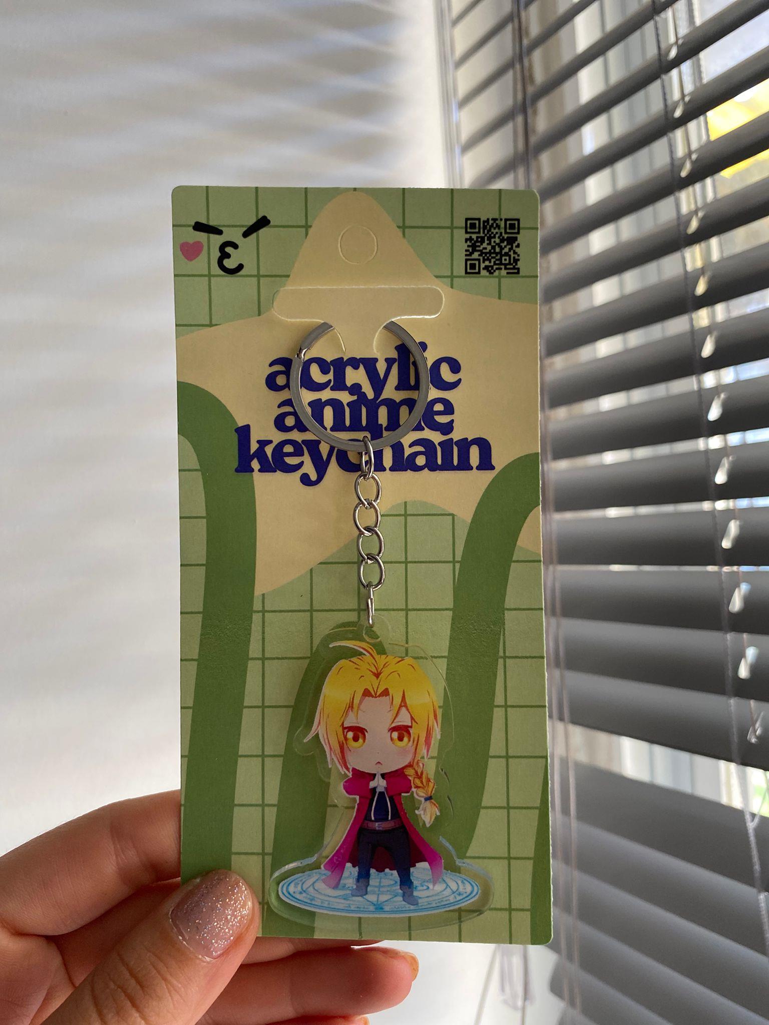 Fullmetal Alchemist Edward Elric Akrilik Anime Anahtarlık