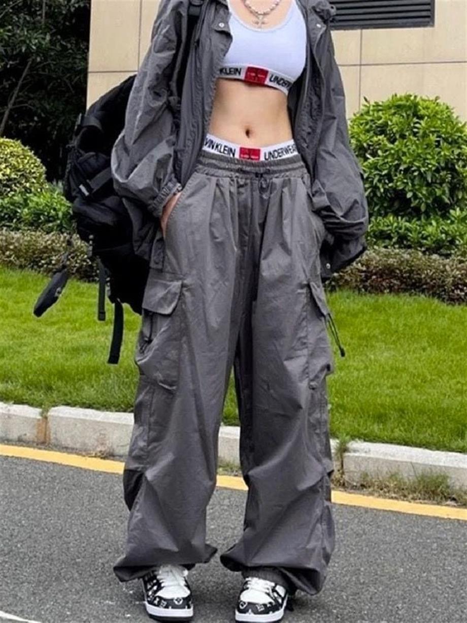 Füme Tactical Baggy Kargo Cepli Oversize Pantolon