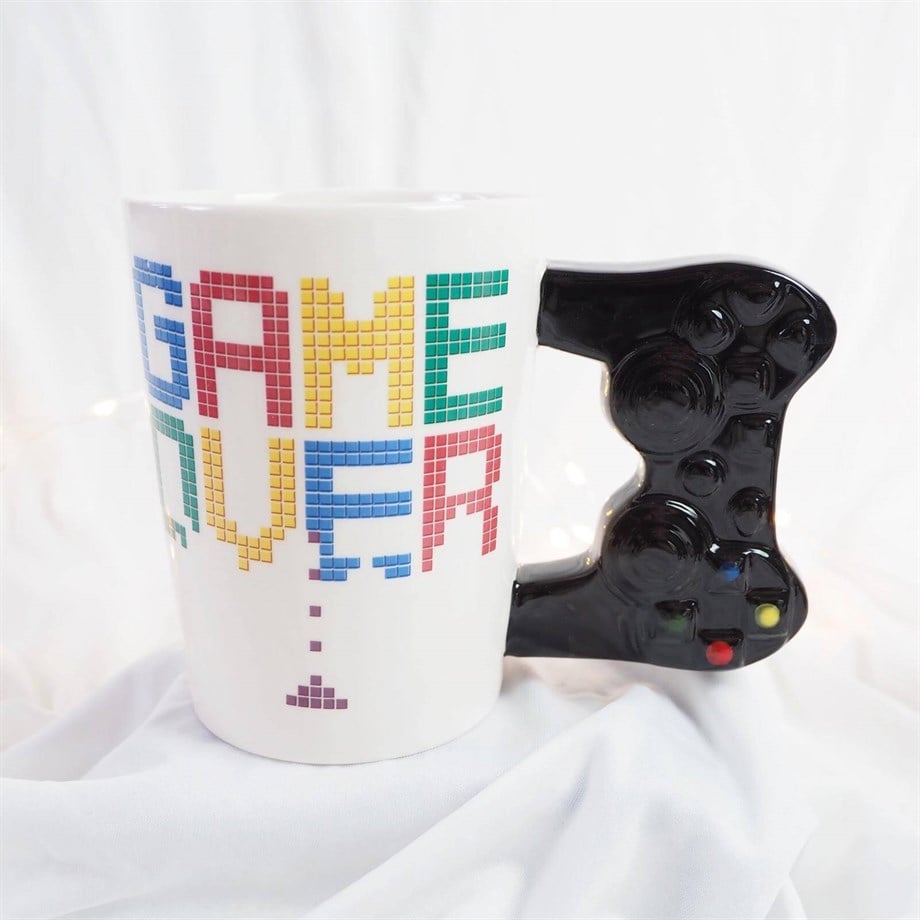 Game Over Tasarımlı Kupa Bardak