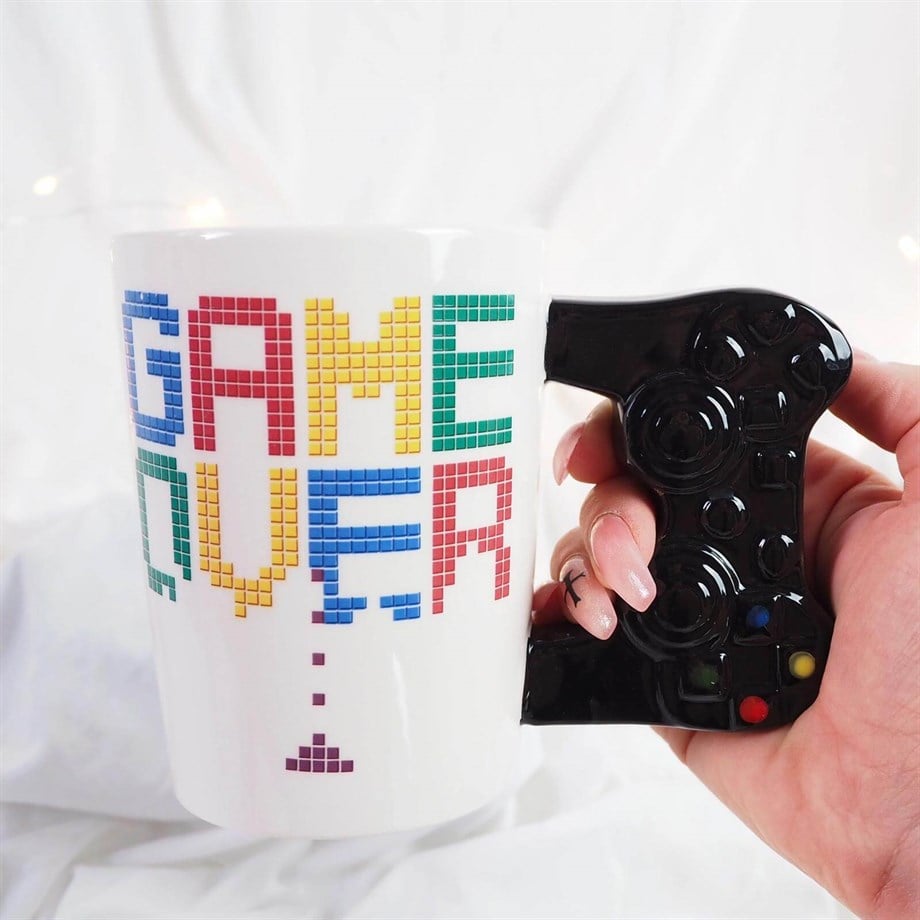 Game Over Tasarımlı Kupa Bardak