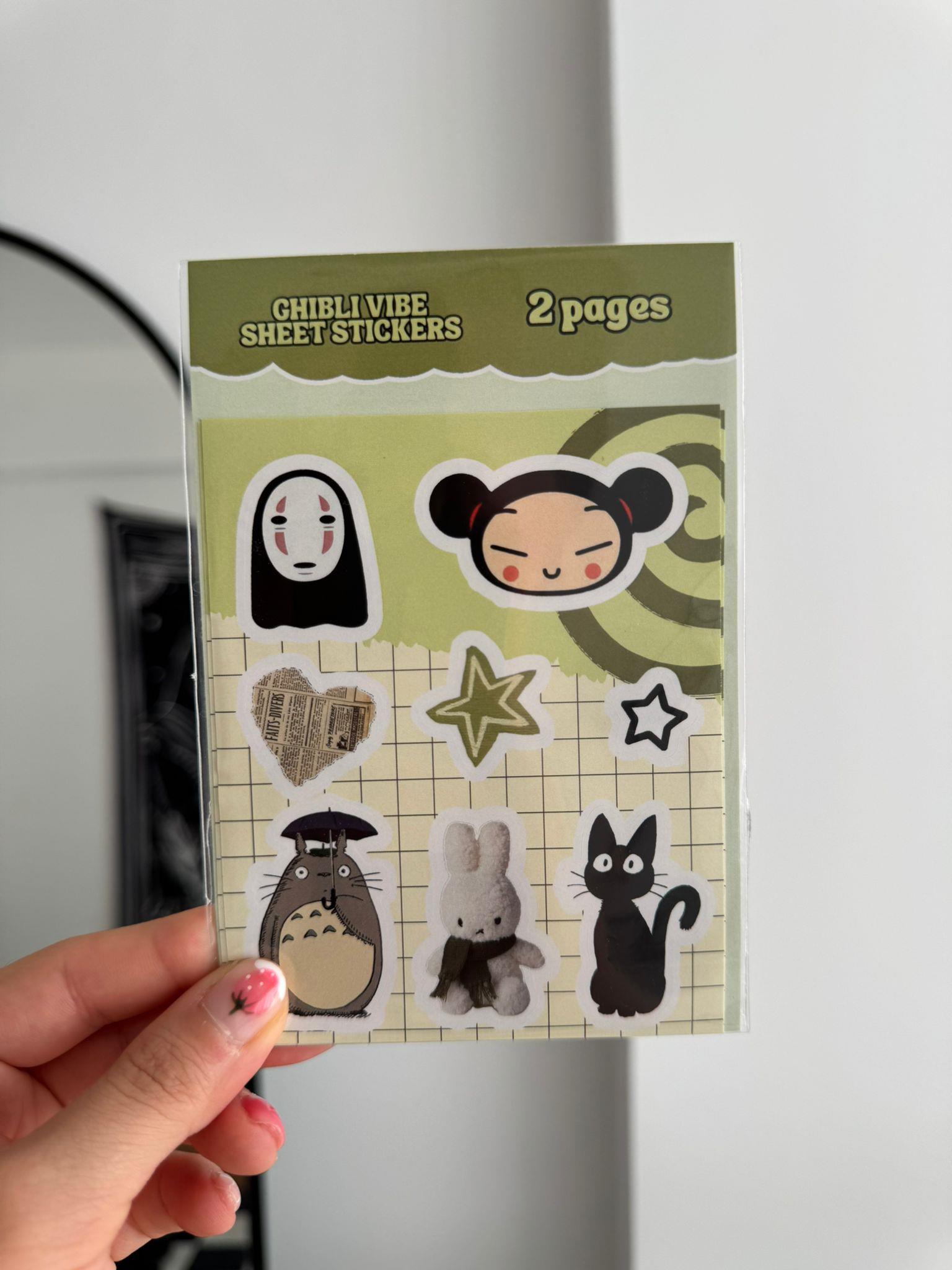 Ghibli Vibe Sheet 2li Sayfa Sticker