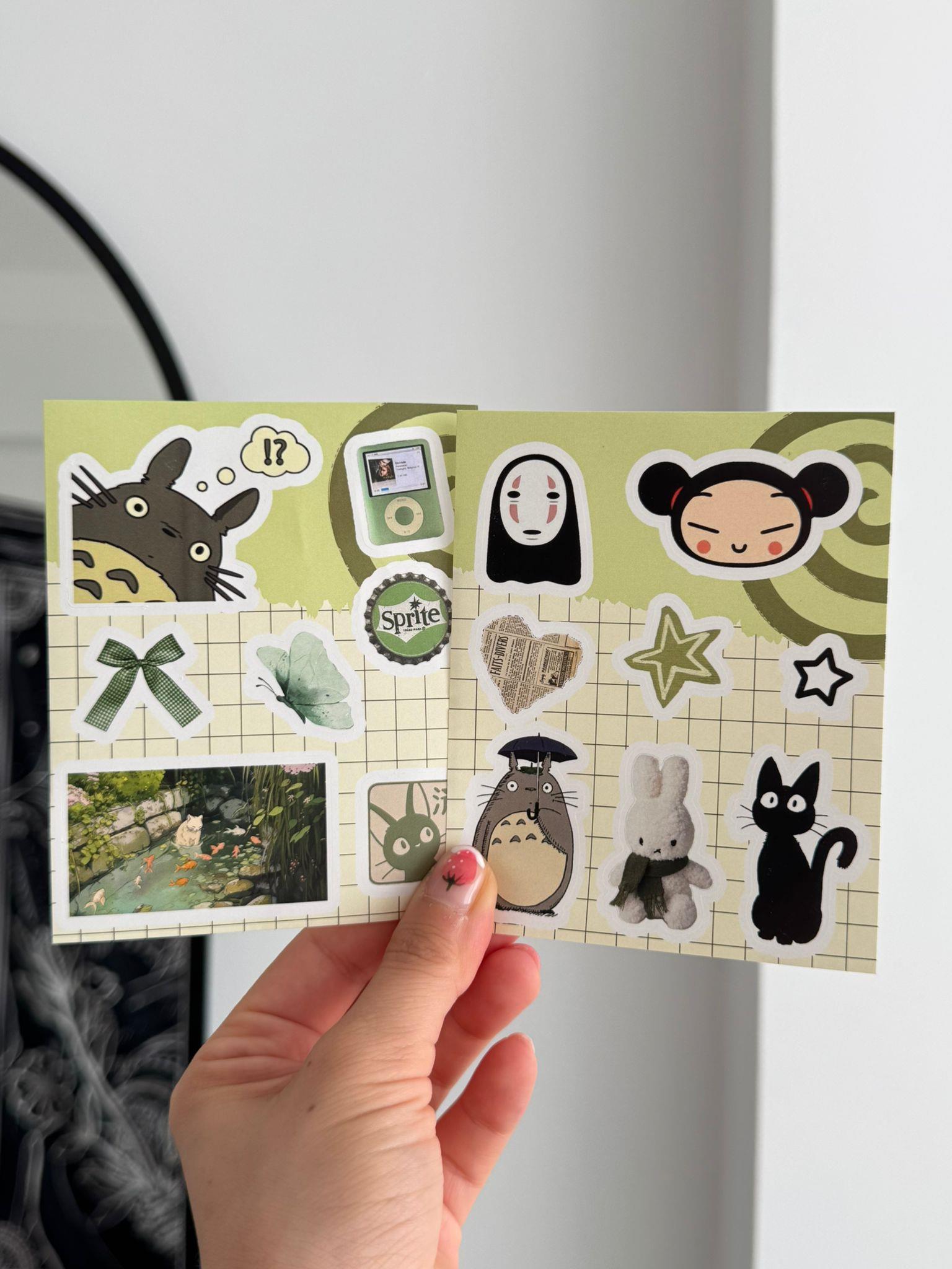 Ghibli Vibe Sheet 2li Sayfa Sticker