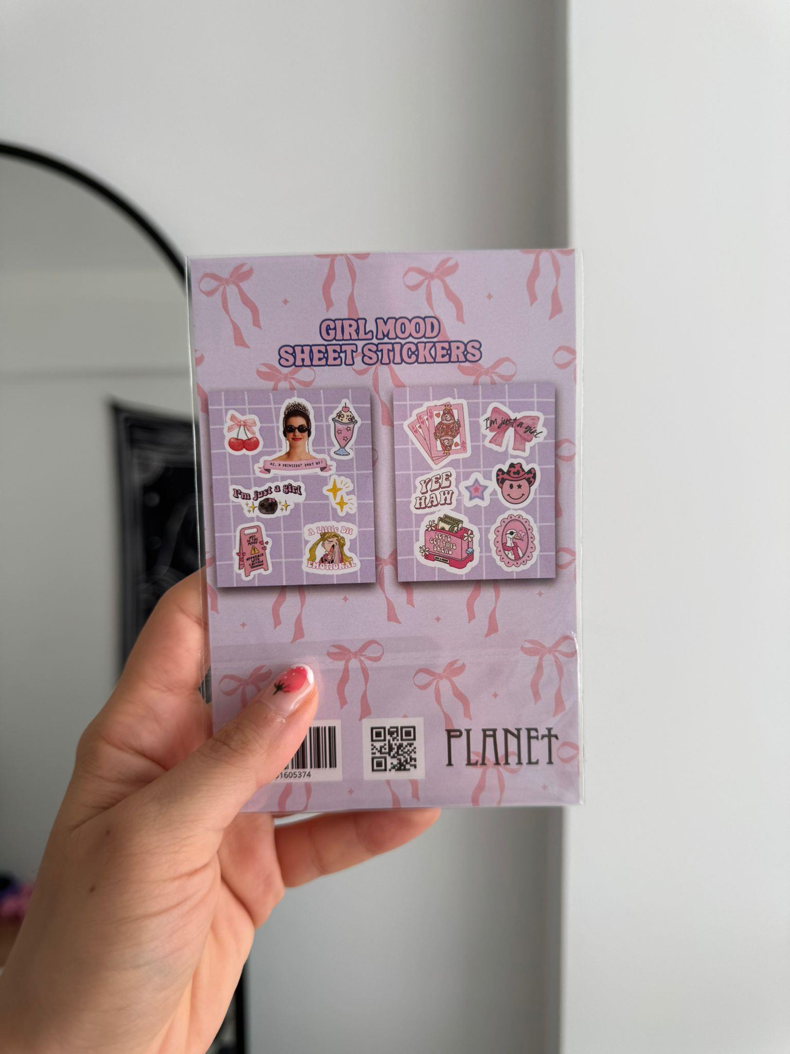 Girl Mood Sheet 2li Sayfa Sticker