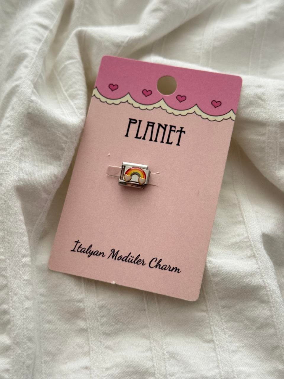 Gökkuşağı Kartlı İtalyan Charm