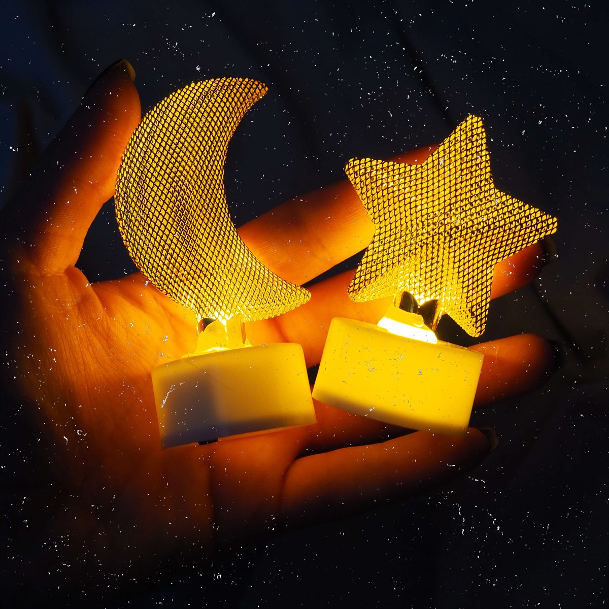 Gold Yıldız Mini Lamba