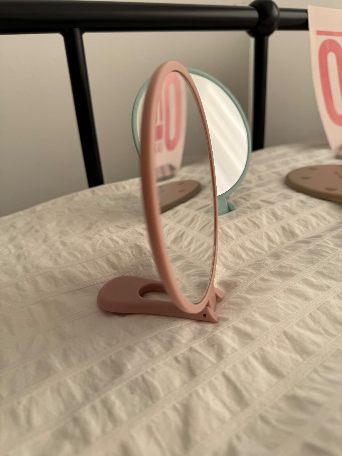 Good Luck Pati Detaylı El ve Masa Aynası Büyük Boy