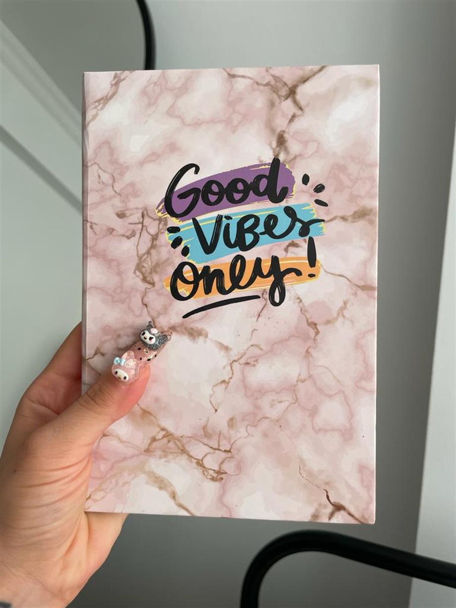 Good vibes Only Lastikli Ajanda